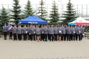 wręczenie policjantom aktów mianowania
