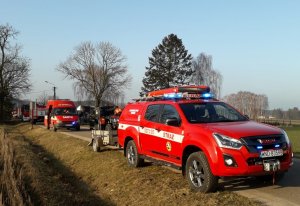 służby podczas działań poszukiwawczych