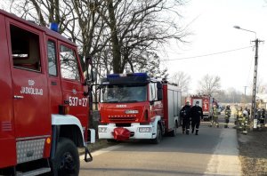 straż pożarna podczas poszukiwań