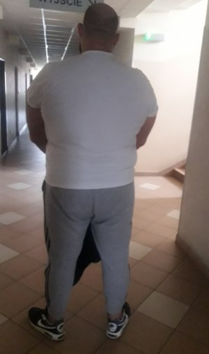 zatrzymany mężczyzna