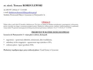 st. sierż. Tomas Kordulewski