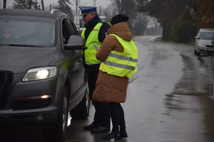 policjanci podczas działań