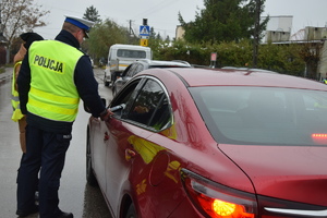 policjanci podczas działań