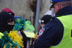 policjanci podczas działań