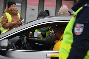 policjanci podczas działań