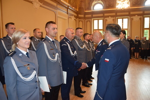 obchody Święta Policji w Komendzie Powiatowej Policji w Nowym Dworze Mazowieckim