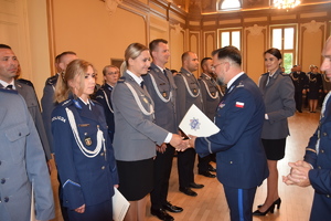 obchody Święta Policji w Komendzie Powiatowej Policji w Nowym Dworze Mazowieckim