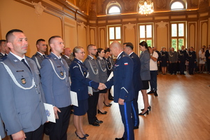 obchody Święta Policji w Komendzie Powiatowej Policji w Nowym Dworze Mazowieckim