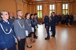 obchody Święta Policji w Komendzie Powiatowej Policji w Nowym Dworze Mazowieckim