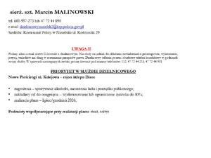 sierż. szt. Marcin Malinowski