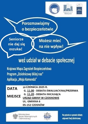 plakat debata