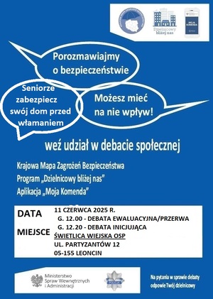 plakat debata