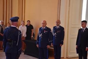 Uroczyste obchody Święta Policji w nowodworskiej komendzie