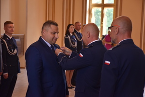 Uroczyste obchody Święta Policji w nowodworskiej komendzie