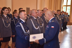 Uroczyste obchody Święta Policji w nowodworskiej komendzie