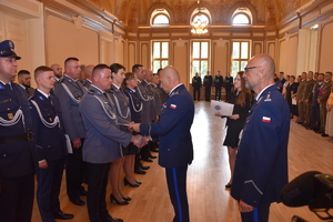Uroczyste obchody Święta Policji w nowodworskiej komendzie