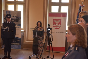 Uroczyste obchody Święta Policji w nowodworskiej komendzie