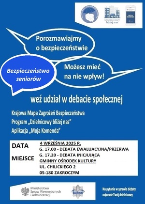 plakat debata