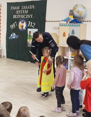 dzielnicowy u przedszkolaków