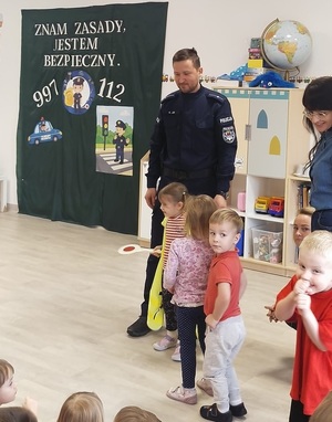 dzielnicowy u przedszkolaków