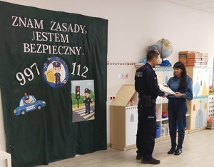 dzielnicowy u przedszkolaków