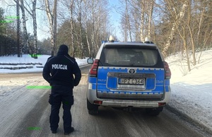 radiowóz, policjant