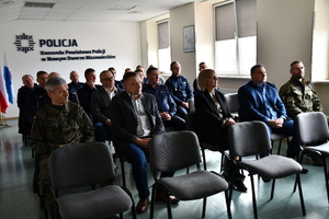 Roczna odprawa Komendy Powiatowej Policji w Nowym Dworze Mazowieckim