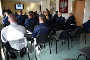 Roczna odprawa Komendy Powiatowej Policji w Nowym Dworze Mazowieckim