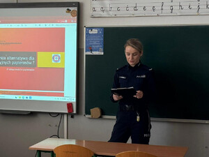 Spotkanie uczniów klas podstawowych z profilaktykiem społecznym