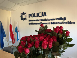 Dzień Kobiet w Komendzie Powiatowej Policji w Nowym Dworze Mazowieckim