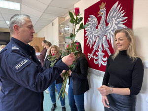 Dzień Kobiet w Komendzie Powiatowej Policji w Nowym Dworze Mazowieckim