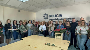 Dzień Kobiet w Komendzie Powiatowej Policji w Nowym Dworze Mazowieckim