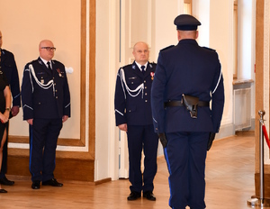 Uroczyste obchody Święta Policji w Komendzie Powiatowej Policji w Nowym Dworze Mazowieckim