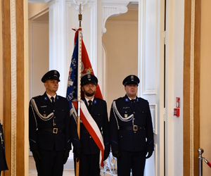 Uroczyste obchody Święta Policji w Komendzie Powiatowej Policji w Nowym Dworze Mazowieckim