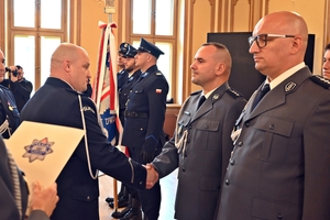 Uroczyste obchody Święta Policji w Komendzie Powiatowej Policji w Nowym Dworze Mazowieckim