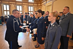 Uroczyste obchody Święta Policji w Komendzie Powiatowej Policji w Nowym Dworze Mazowieckim