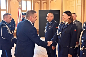 Uroczyste obchody Święta Policji w Komendzie Powiatowej Policji w Nowym Dworze Mazowieckim