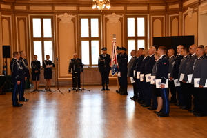 Uroczyste obchody Święta Policji w Komendzie Powiatowej Policji w Nowym Dworze Mazowieckim