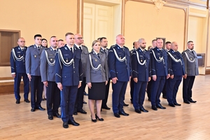 Uroczyste obchody Święta Policji w Komendzie Powiatowej Policji w Nowym Dworze Mazowieckim
