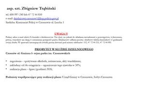 asp. szt. Zbigniew Trąbiński
